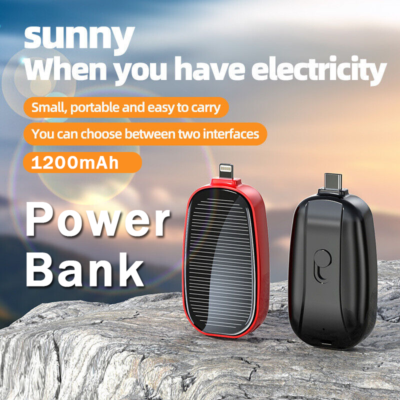Power Bank Solar de Bolsillo
